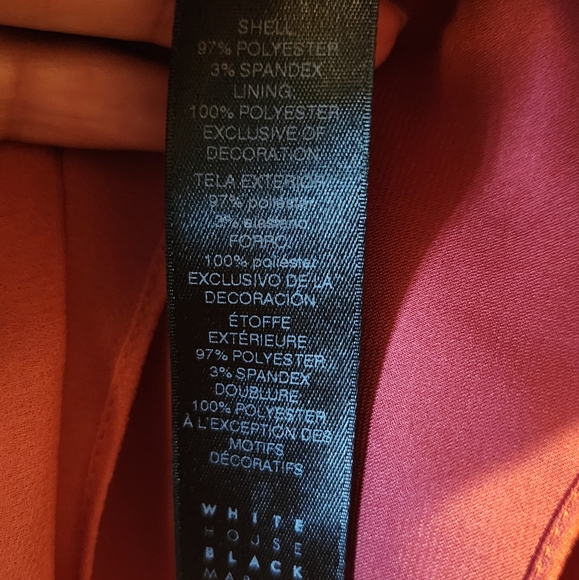 WHBM Blouse Sz 12 Wine color - Picture 6 of 6